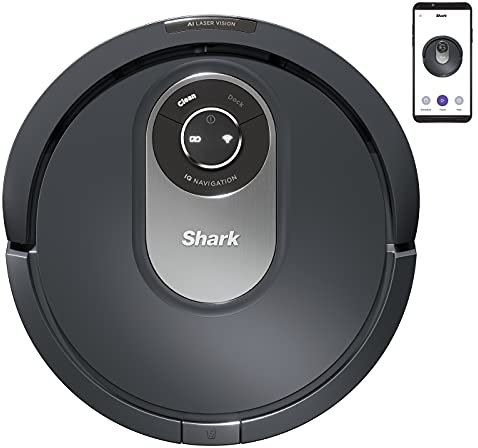 Shark RV2001EU Aspirateur Robot, Gris, sans Base de vidange Automatique, 90 minutes