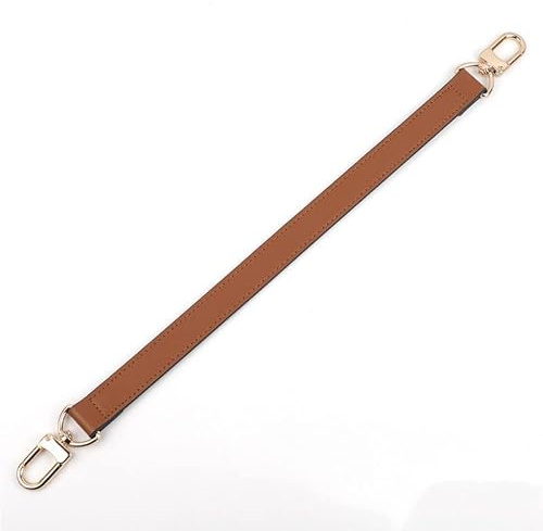 Kort väskrem, 38 cm PU-läder, bärrem, väskhandtag med karbinhake, väskhandtag, axelrem, ersättning, plånbok, remmar för damer, väskor, handväskor, brun