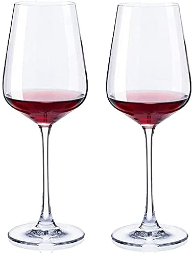 AGAATI Copas de Vino Tinto Copa de Vino Grande para Copas de Vino Tinto Juego de 2 Copas de Vino de 650 ml (Color: B) (B)