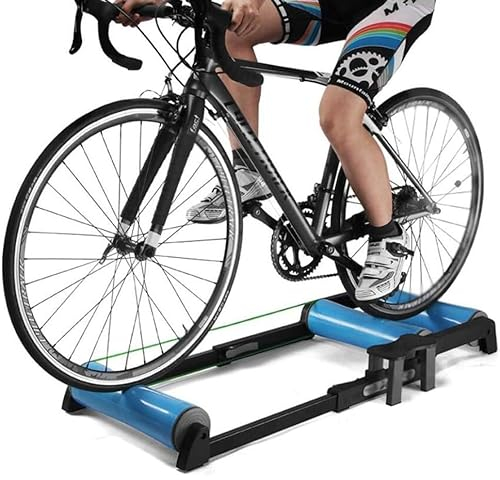 GBHJJ Rullo per Bicicletta da Ciclismo Indoor, Pieghevole Retrattile Facile da trasportare e riporre Rulli per Bici, per Esercizio Bici da Strada MTB, Diametro della Ruota da 24 A 29 Pollici