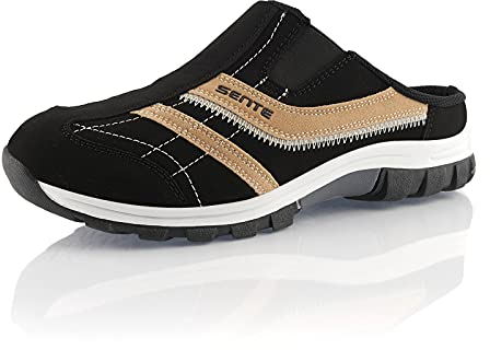 Fusskleidung® Herren Hausschuhe atmungsaktive Clogs leichte Pantoffeln Schwarz Beige Weiß EU 42