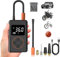 WYRIAZA Compressore Aria Portatile Auto 150PSI Mini Compressore 10000mAh Portatile Compressore per Auto Bici Moto Avviatore Batteria con Compressore Piccolo Gomme