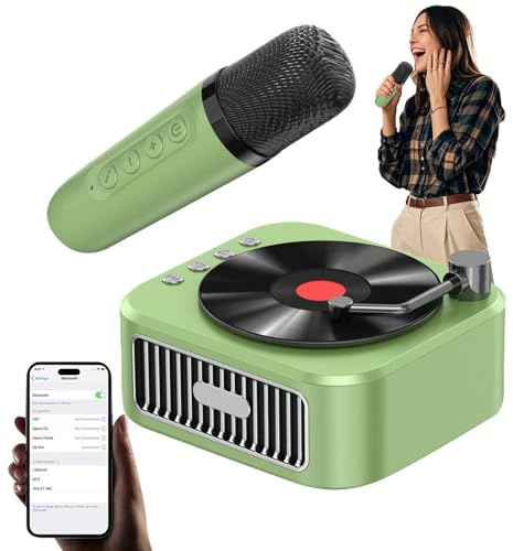 Macchina per karaoke per bambini, macchina per karaoke per adulti | Player musicale portatile portatile per giocattoli per giocattoli retrò per & Party