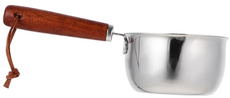 OQHAIR Cacerola Cacerola pequeña Batidoras de pie Cacerolas Cocina Sartén pequeña con Pico Sartén para hervir Huevos Horno Olla con Tapa Platos Sartén con Tapa Mini hervidor Sartén Honda