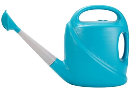 MagiDeal Gießkanne mit Langer Düse für Pflanzen, 10L Gartengießkanne mit Abnehmbarer Brause für Haus & Garten, Blau, 53 cm x 33,5 cm