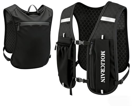 Running Vest 5L No Bounce Lightweight Backpack Phone Pocket Reflective