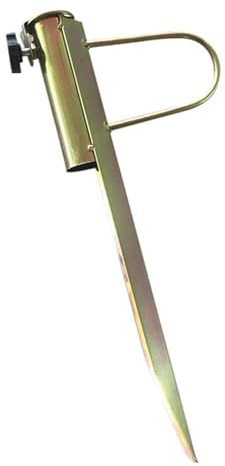 LALAFINA Ancre Parasol Plage Pied Fixation Sol pour Parasol Jardin Extérieur Résistant Vent
