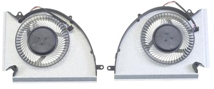 Ventilateur de Refroidissement for processeur et Carte Graphique d'ordinateur Portable, Compatible avec MSI, GE76, GP76, PABD1A010SHR N451 et PABD1A010SHL N452(CPU GPU Fan)