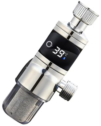 Indicador de temperatura del agua de la ducha - Lector digital instantáneo para agua | Monitor de temperatura del agua, para seguridad en el baño, caravana, inodoro, hogar