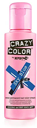 Crazy Color Sky Blue Nº 59 Crema Colorante del Cabello Semi-permanente, 100ml (002249)