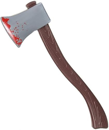 KarnevalsTeufel Blutige Axt, ca. 55cm lang, blutverschmiert, Horror, Halloween