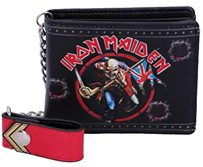 Nemesis Now Iron Maiden Eddie Trooper Geldbörse, offizielles Lizenzprodukt, PU, Schwarz, 11 cm
