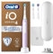 Oral-B iO4 Electric Toothbrush for Adults, 3 Toothbrush Heads, Travel Case & Toothbrush Head Holder, 4 Modes with Teeth Whitening, 2 Pin UK Plug, Pink