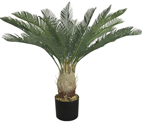Decovego Palmizio Palma Artificiale Albero Pianta Artificiale Selezione, Selezione pianta di Palma:Palma Modello 9 (80 cm)