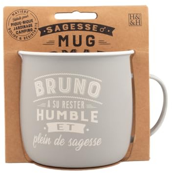Taza Nomade Bruno personalizada para té y café - Regalo para hombre