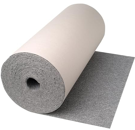 CLIMAPOR Dämmtapete GRAPHIT pappkaschiert, 7,5 x 0,5 m x 4 mm, 8 Rollen (= 30 qm), Innenraum-Dämmung - Isoliertapete