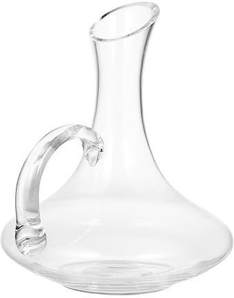 COLLBATH Red Wine Jug Glass Decanter Wine Dispenser Elegant Jug for Serving at Home Parties