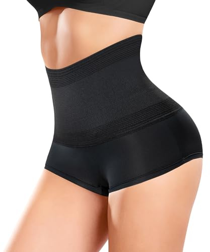 Figninget Short Culotte Gainante Femme Ventre Plat Panty Invisible Culottes Sculptantes Taille Haute Gainante Amincissante Minceur Panty