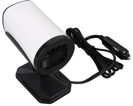 Auto-Heizlüfter, Auto-Heizlüfter, Entnebelungsgerät, Auto-Heizung, Auto-Heizlüfter für Windschutzscheibe, Platzsparendes Design, 150 W Leistung, Defroster, Entnebelungsgerät, (12V)