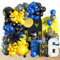 Kit de Guirnalda de Arco de Globos de Fiesta de Cumpleaños Globos de Cumpleaños Super City Globos de Aluminio Decoraciones Bat de Fiesta Teática