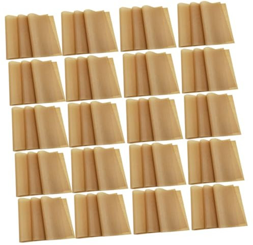 LIFKOME Papel Antiadherente para Hornear 100 Hojas Resistente al Agua Aceite para Cocina y Parrilla Utensilios Esenciales para Hornear y Decorar