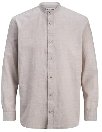 Jjesummer linne Blend band skjorta L/S Sn, String, XL