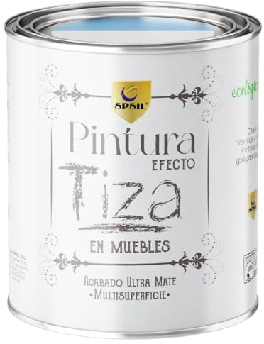 SPSIL Pintura a la Tiza en color Blanco Roto 125ml - Transformar Muebles y Proyectos de Carpintería - Interiores y Exteriores - Secado Rápido