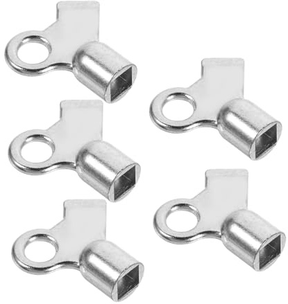 Uonlytech 5piezas Llaves De Purga De Radiador Para Válvulas De Escape Herramienta De Plomería De Aire Llave Multiusos Para Radiadores Orificio Cuadrado Para Purgar Radiadores