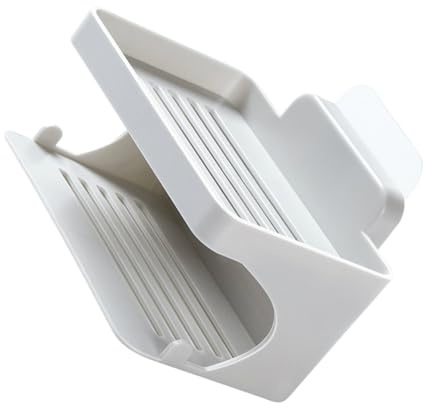 Double Layer Soap Dish Holder, ABS Wall Mounted Bathroom Organizer