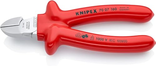 KNIPEX Seitenschneider 1000V-isoliert (160 mm) 70 07 160 | VDE-geprüft 160 mm