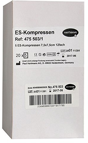 ES Compresses sterile 127.5x 7.5cm Pack of 20x 5