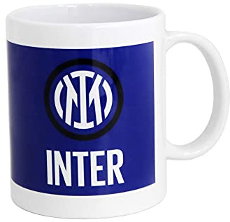 Tazza Inter in ceramica con logo nuovo colore blu PRODOTTO UFFICIALE FC Internazionale Idea regalo Offial product