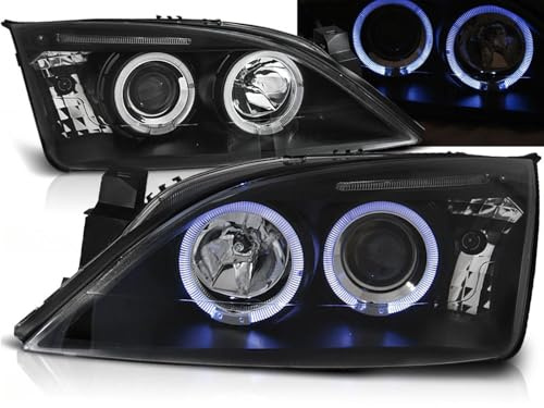 Angel Eyes Scheinwerfer Set in schwarz für Ford Mondeo 09.2000-05.2007
