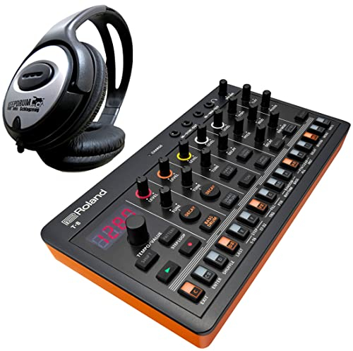Roland Aira T-8 Beat Machine Drum-Computer + keepdrum Stereo-Kopfhörer