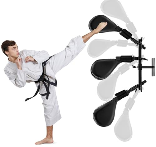 Seenelling Wall Mounted Taekwondo Kick Pad Kicking Pads for Martial Art Target Striking Boxing Paddles Kick Boxing Training Equipment Sparring Martial Art Kicking Targets for TKD Youth Adult
