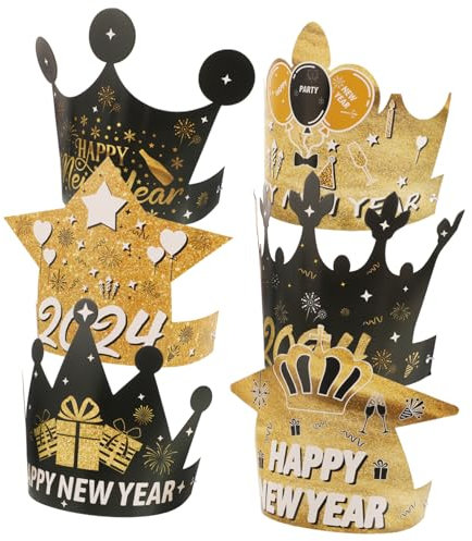 TOYANDONA 36stücke Neujahrs Partyhüte Lustige Papierhüte Für Erwachsene Leicht Bequem Foto-requisiten Für Silvesterfeiern Dekorative Hüte Für Unvergessliche Momente