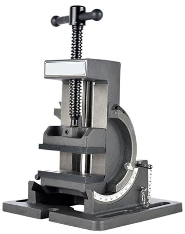 FUYUMIC Tornillo de Banco QKD100 for Taladro de Columna de precisión, Tornillo de Banco for máquina inclinable, Tornillo de Banco for máquina fresadora y taladradora