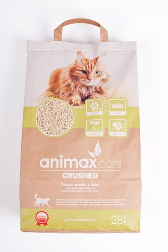 Klumpstreu für Katzen 28 L - Katzenstreu Klumpend - Staubfrei und Duft - 100% Natürliche von SEPIR