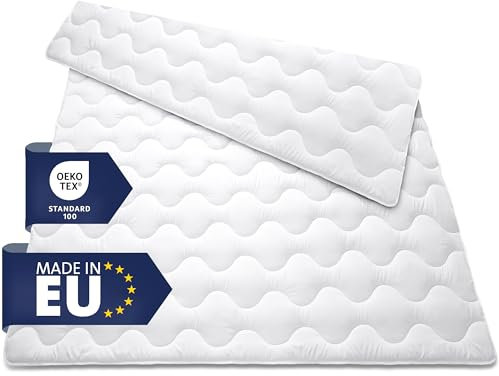 Warme Winterdecke 135x200 als Schlafdecke - Bettdecke für Allergiker geeignet - Weiche Steppdecke - Besonders Flauschig & waschbar bei 60°