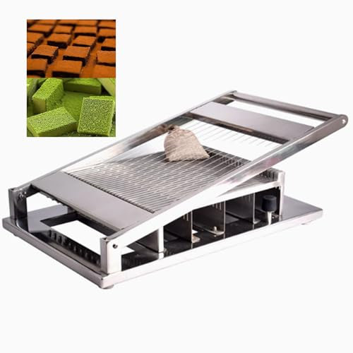 KHZKHC Chocolate Cutting Machine, Stainless Steel Manual Cheese Slicer, Candy Chocolate Cutter, Cutting Knife 20 Mm, For Butter, Sausage, Vegetables, Fruits, Bread, Jerky