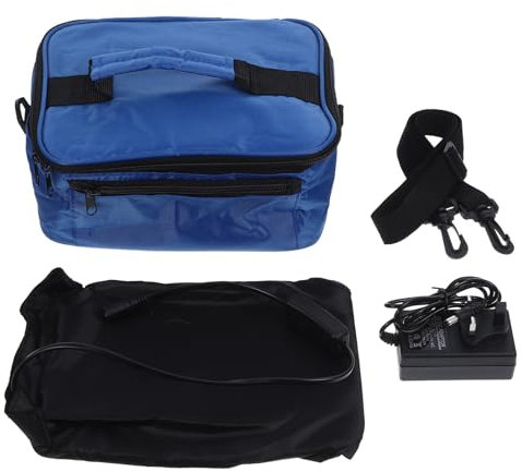 Ipetboom 1pc Car Heating Food Bag Insulation Lunch Bag for Travel Office Outdoor Activities Fast Heating Heat Preservation Compact Portable Food Warmer with Shoulder Strap