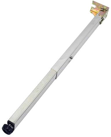 Gambe da tavolo regolabili pieghevoli in metallo, 80 cm, telescopici, per sala da pranzo e armadietti, per camper, bar e mobili, design facile da spingere, 1 pezzo