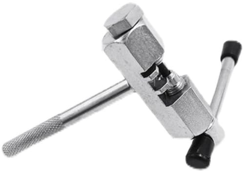 Violiica Outil séparateur de chaîne de vélo pour réparation de vélo en acier avec poignée antidérapante Outil de retrait de rivets de chaîne pour VTT et vélos de route