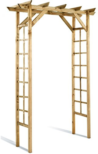 Arche de Jardin en Bois PASSIFLORE - L140 x l60 x H214,5 cm -
