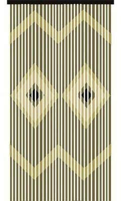 Caprican Tuscany Provence Wooden Bamboo Beaded Door Curtain Blind Fly Bug 90 x 180cm Wood (Large Diamond (11-087D))