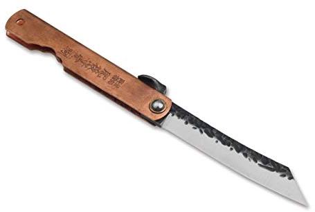 Higonokami 01PE316 Unisex – Erwachsene Irogane Taschenmesser, Silber, 16,5 cm