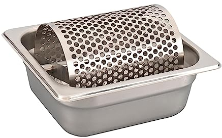 JISADER Épandeur à Beurre Acier Inoxydable,Roue à Beurre Détachable Argenté, Rouleau de Beurre Durable Professionnel de Grande Capacité pour American Burger Shop Outils Vendeur de Rue Restaurant