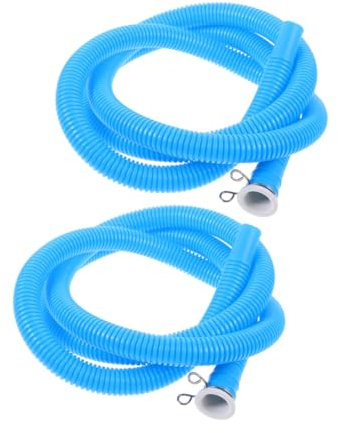iplusmile 2pcs Pe Washing Machine Inlet Hose Kit Drain Hose with Inner Flexible Air Conditioner Drainage Durable and Portable