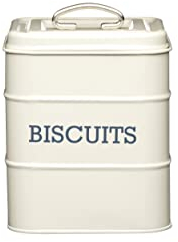 KitchenCraft Nastro, Biscottiera , Bianco,14.5 x 19 cm