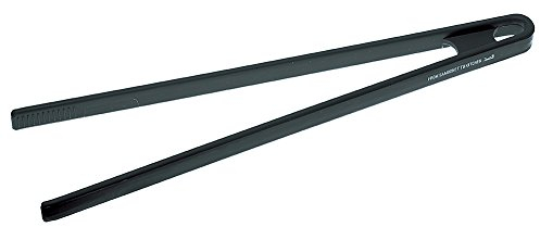 Sambonet Gadgets Pinza Cucina in Silicone, Manico Ergonomico e Antiscivolo, Lavabile in Lavastoviglie, , 29 cm, Colore Nero